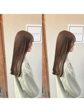カレンアンドエクラート 大宮(KAREN&ECLART) 髪質改善　艶髪　ストレート　縮毛矯正　暗髪　韓国風　ロング