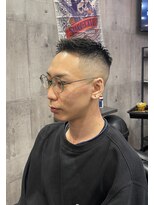 バーバー ショップ ネオ(BARBER SHOP NEO)&nbsp;スキンフェード　フェザーアップ　メンズショート