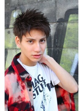 リップス レイ ギンザ(LIPPS Ray GINZA) アッシュカラーアップバング　ツーブロック