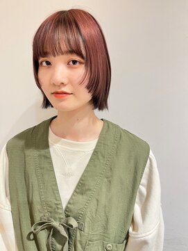 スニュウ(snuw) 【snuw_ayano】ピンクカラー/インナーカラー/フェイスレイヤー