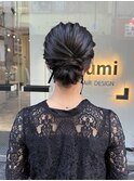 ルーズシニヨンスタイル※リボン付きクーポン