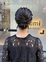 スミ(sumi)&nbsp;ルーズシニヨンスタイル※リボン付きクーポン