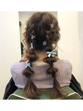 ヘアルーム カフー(hair room kafuu) ☆編み下ろし◎ツインアレンジ☆