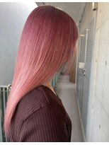 ガルボ ヘアー(garbo hair)&nbsp;ピンクカラーハイトーン艶髪