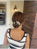 結婚式お呼ばれヘア♪