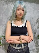 アポロ 横浜駅店(apollo)&nbsp;xカラー/ホワイトグレージュ/レイヤーカット/チェリーブラウン