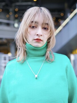 ギークス(GEEKS) 【GEEKS渋谷】冬カラー/ミルクティーベージュ/ウルフ/ハイトーン