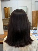 黒髪/オリーブグレー/小顔/ココアベージュ