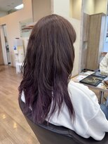 ステラ 南花畑店&nbsp;大人女性のパープルインナーカラー