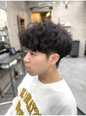 シャドウパーマ/刈り上げマッシュ