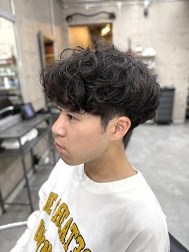 ルートバイドット 町田店(root by dot.) シャドウパーマ/刈り上げマッシュ