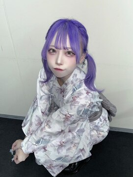 インク 渋谷(INK.) ミルクティーブロンドニュアンスウルフワンホンレイヤー渋谷