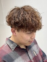 シーク 八王子(CHIC) 波巻きマッシュ×ブラウンカラー【八王子】