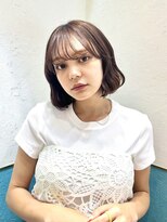 ロンド レイ 立川(Lond Ray)&nbsp;ラテグレージュ/レイヤーボブ/韓国巻き/結べるレイヤー/立川