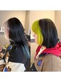 派手髪・ハイトーンカラー・デザインカラー・ブリーチ専門美容室&nbsp;ブリーチ／ハイトーン/デザインカラー/ミルクティー／ブロンド