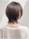 【HEY 松本】ショートウルフ×ピンクブラウン(