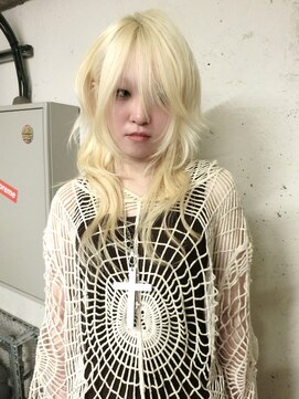 ノラ シブヤ(NORA) ★ブロンドレイヤーハッシュカットシャギーレイヤーウルフカット