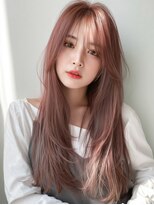 サロンドアイ(salon de i)&nbsp;艶ロングレイヤー × ピンクブラウン