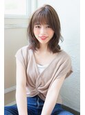 【Un ami】 大人かわいい 小顔ミディアムパーマ　松井幸裕