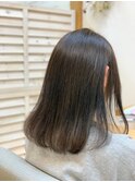透け感グレージュ