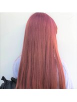 アンド バイ ヘアサロン(AND by hair salon) コーラルピンクベージュ