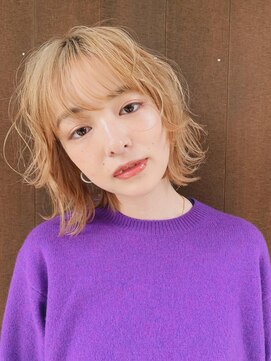 ナル(nalu.) 外ハネボブ / ブロンド / ハイトーン