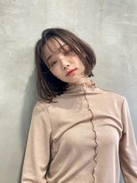 エース (ACE)&nbsp;ACE 横浜　透け感シースルーバング×くすみベージュ