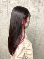 ローウェ 三軒茶屋(Louwe)&nbsp;【Fagus】インナーカラー×チェリーピンク【三軒茶屋】