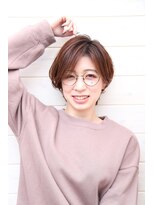 オーシャン(Ocean)&nbsp;[OCEAN Hair&Life藤原純] センターパートショートボブ☆