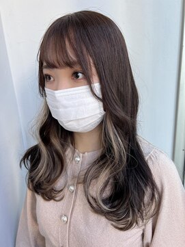 トロニー(TLONY) インナーカラー/グレージュ/ミルクティーアッシュ