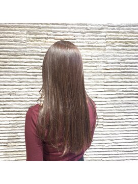 ビス ヘア アンド ビューティー 西新井店(Vis Hair＆Beauty) 20代30代40代ストレートミルフィーユカラー寒色系透明感美肌