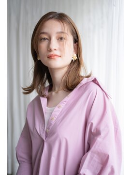 マグノリア オモテサンドウ(MAGNOLiA Omotesando) 大人かわいい。ぱらっと前髪の柔らかストレートパーマ・担当KAYO