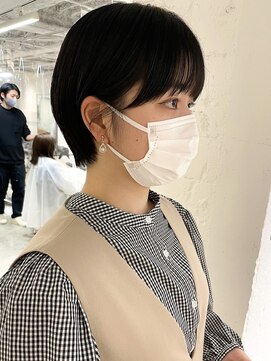 フォト 新宿(foto) グレーベージュ前髪パーマレイヤーカットダブルカラー髪質改善