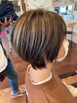 浪漫館 サンク(CINQ) 白髪ぼかし大人ハイライト@岩下10/30