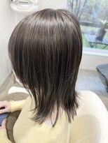 ヘアーデェカラー(hair de KOLOR)&nbsp;【つくば】白髪ぼかし極細ハイライト×グレージュ30代40代