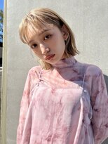 ソルトウォーター(SALT WATER)&nbsp;ショートヘア　ミルクティー