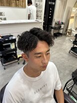 スウェル 船橋店(Swell)&nbsp;ハイライト/マッシュパーマ/束感/波巻き/メンズ1