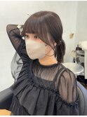 後れ毛カット