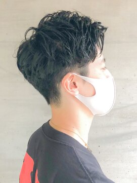 メイプルフェロー(MAPLE fellow) スーツ短髪ツーブロック束感モテる黒髪ビジネススタイル流行