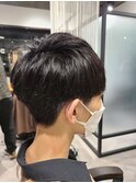 刈り上げ無し!メンズショート