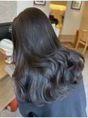 ブリーチなしカラー ミントベージュ グレージュ