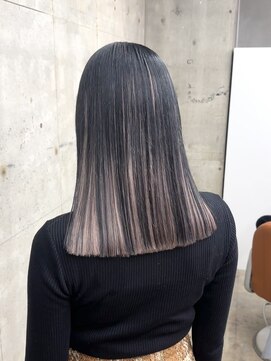 ヤーン(yarn.) フェイクブラック×ミルクティーベージュ【赤堀友哉】