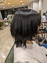 ヘアサロン ナノ(hair salon nano)&nbsp;顔周りレイヤー、ウルフカット