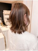 福山市20代30代40代50代60代caary切りっぱなしベージュカラー