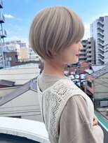 ロンドローズ 名古屋(Lond damaskRose)&nbsp;顔周り ダブルカラー 名駅 ブリーチ 髪質改善 ボブ 韓国 151