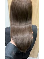 テラスヘア 三条(TERRACEhair) 髪質改善艶カラーヘーゼルベージュ