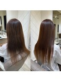 髪質改善ストレート