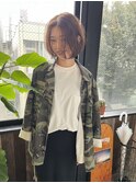 レイヤーボブ×ボブルフ×ウェットヘア