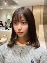 ミズチャーム(Ms.CHARM) 【高瀬陽介】レイヤーカット×マロンブラウン