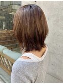 大人女子に人気くびれカットフェミニン透明感カラー
